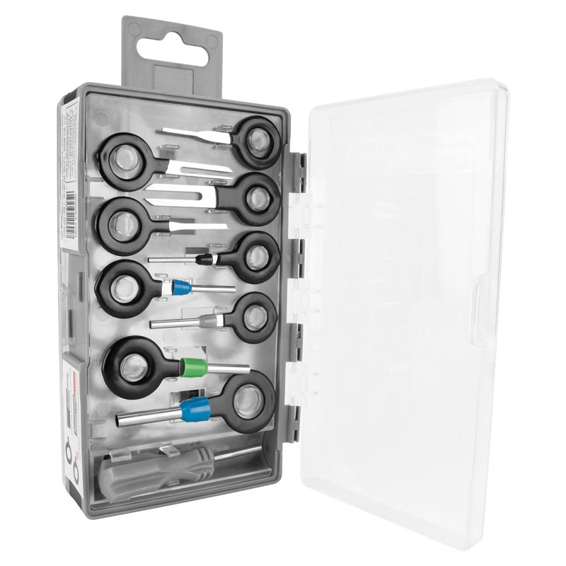 Performance Tool W9053 22 pc. Quick Release Terminal Release Kit With Weather Pack Tool & 2 Sided Flip Storage Case - Image 1